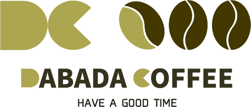 ダバダコーヒーのロゴ(豆)
